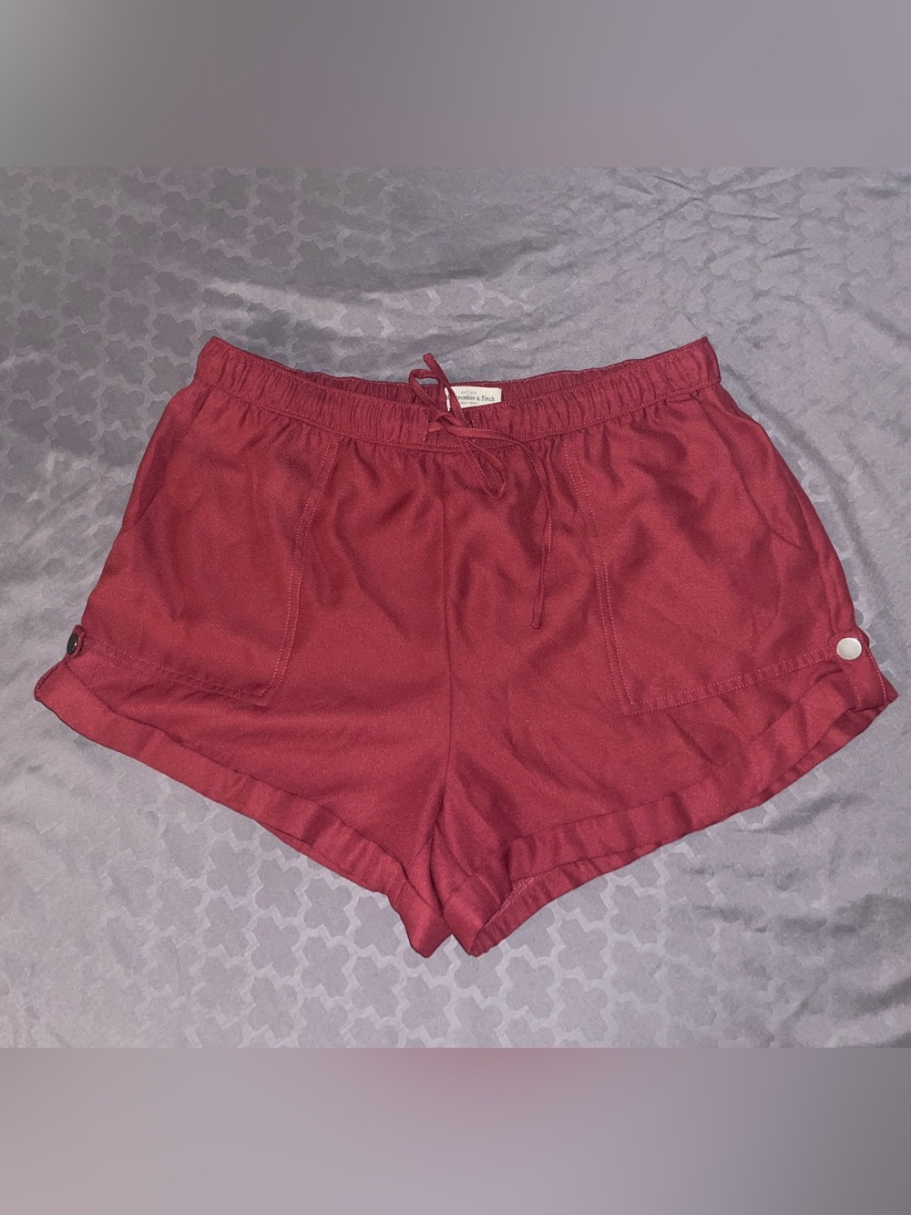 Abercrombie & Fitch Women's Drawstring Shorts - Coral